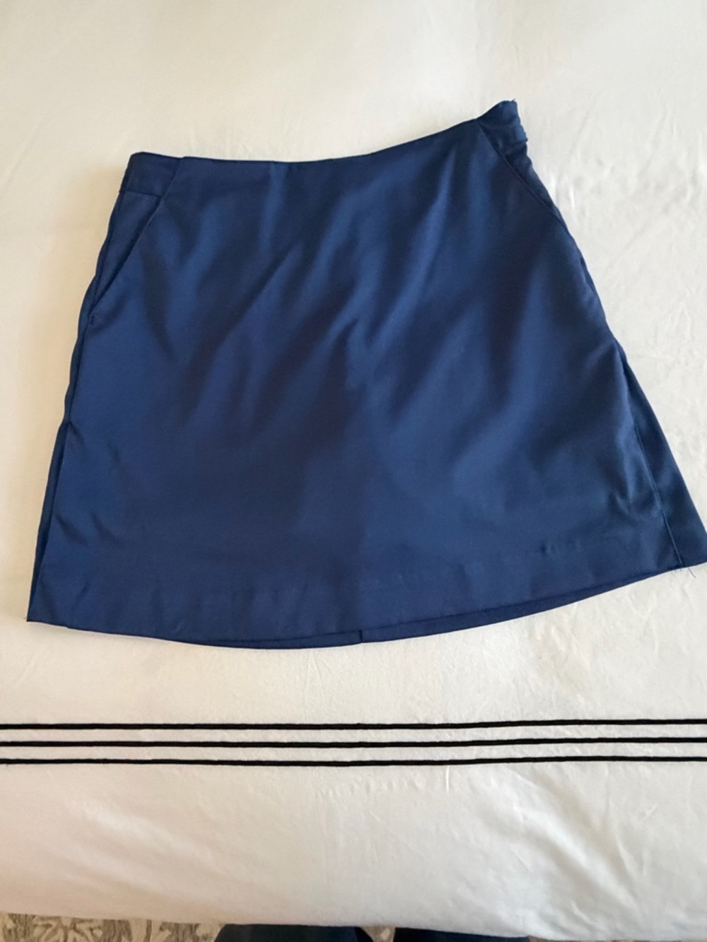 Talbots Petite Stretch Skirt in Deep Navy